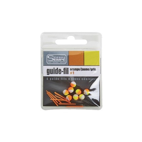 Guide fils Orange-Jaune-Gris