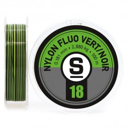 Nylon fluo Noir-Vert