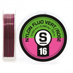 Hilo fluo Verde-Malva