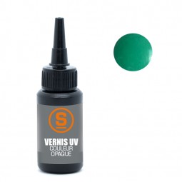 green UV varnish