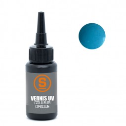 blue UV varnish