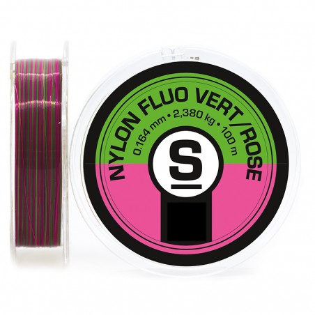 Nylon fluo Vert-Rose