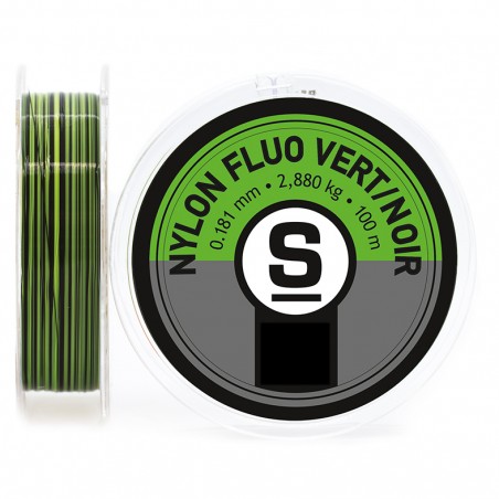 Nylon fluo Noir-Vert