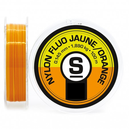 Nylon fluo Orange-Jaune