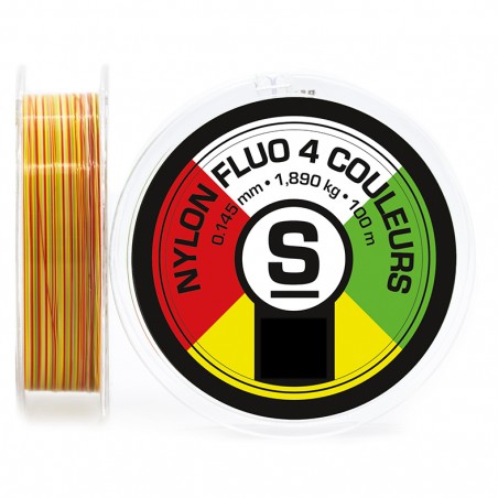 Nylon fluo 4 couleurs