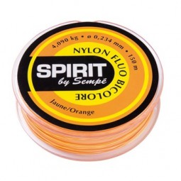 Nylon Fluo Jaune-Orange 150m